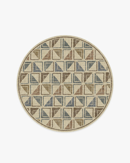 Architectural Digest Vesta Neutral Multicolor Tufted Rug