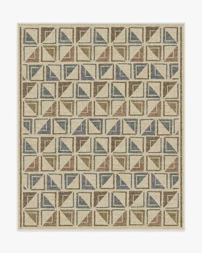Architectural Digest Vesta Neutral Multicolor Tufted Rug