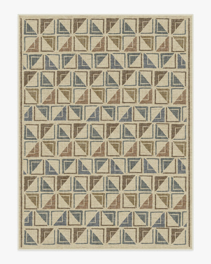 Architectural Digest Vesta Neutral Multicolor Tufted Rug